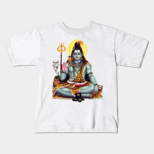 Shiv , shiva , bhole , om, , lord shiva Kids T-Shirt